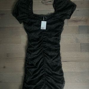 Black and Polka Dot Dress